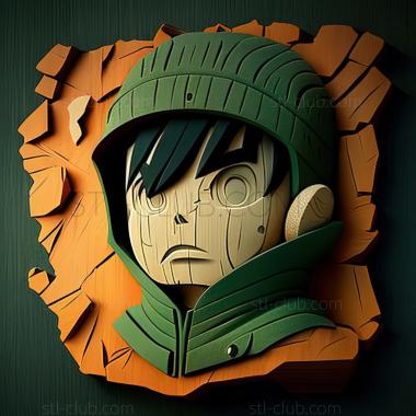 3D model Rock Lee FROM NARUTO (STL)